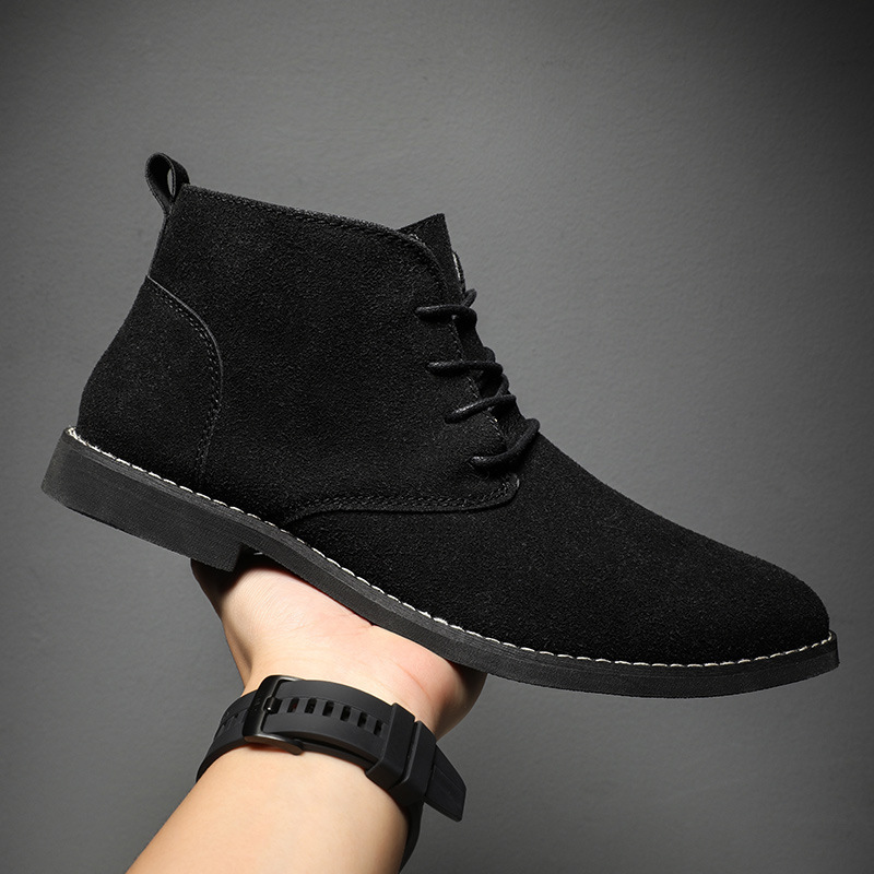 Men Formal Wear With Boots - British Style Brown Chelsea Boots For