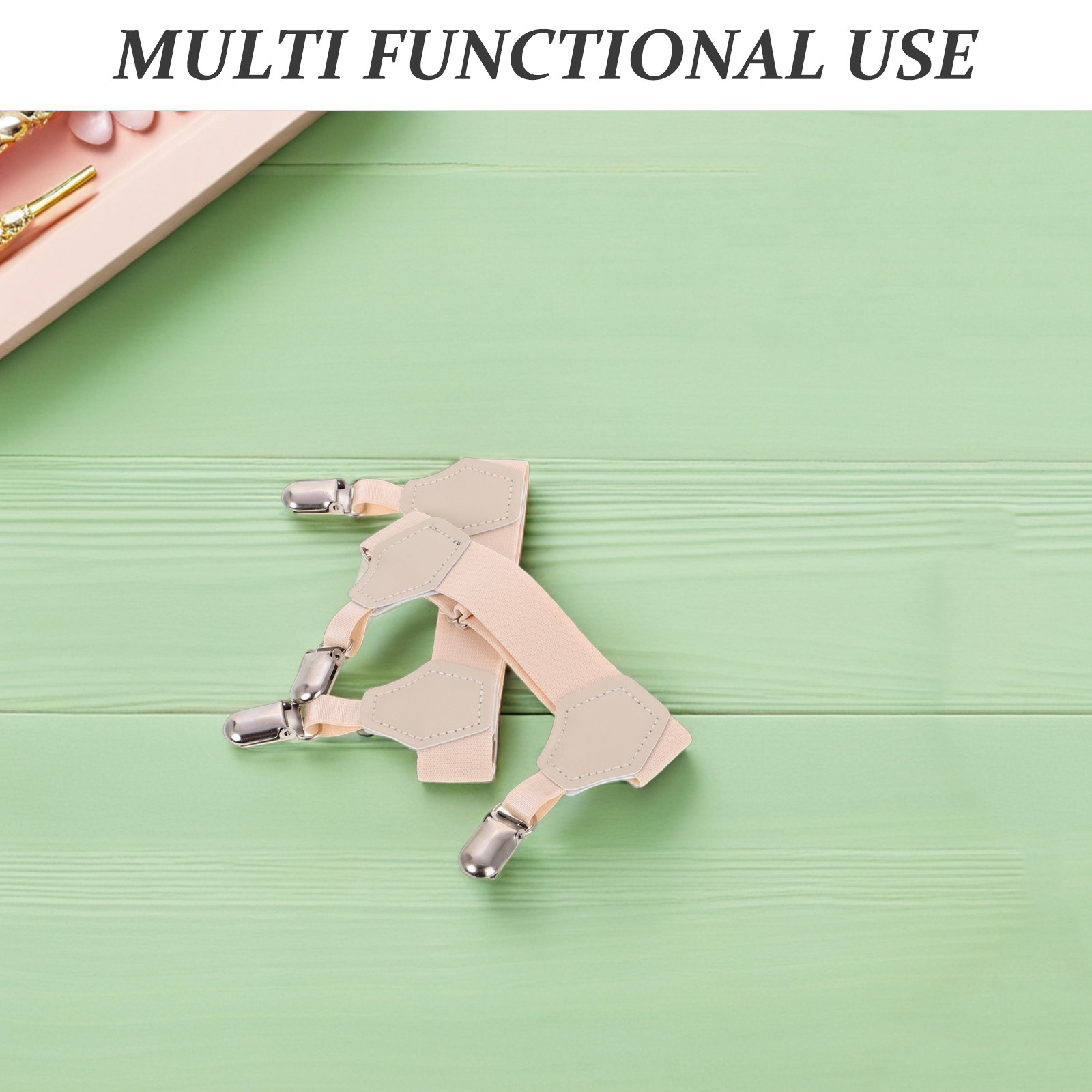 4Pcs Mens Sock Garters Adjusta - Men'S Formal Wear With Suspenders 评论和价格