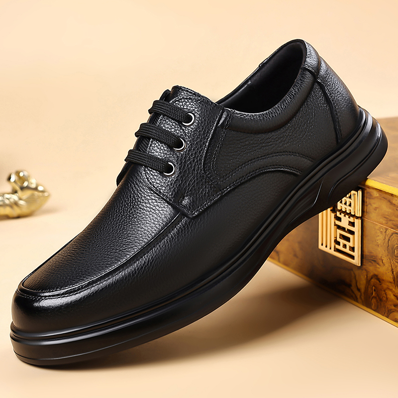 Men Leather Lace Up Oxford Sho - Formal Men Daily Wear Footwear 评论和价格