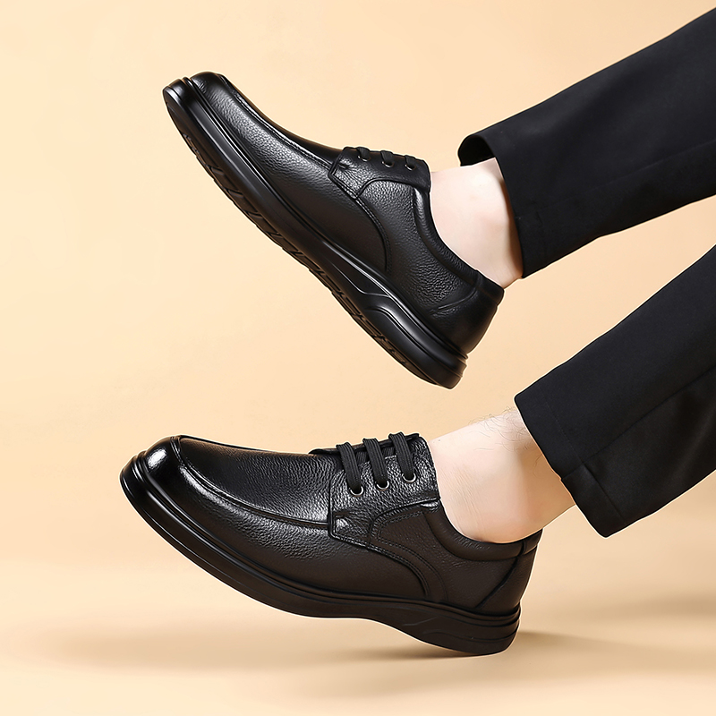 Men Leather Lace Up Oxford Sho - Formal Men Daily Wear Footwear 评论和价格