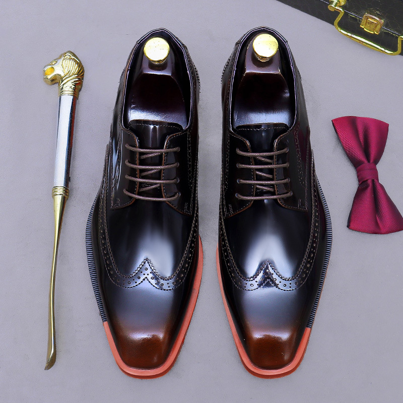 Men's Genuine Leather Oxfords  - Formal Men Daily Wear Footwear 评论和价格