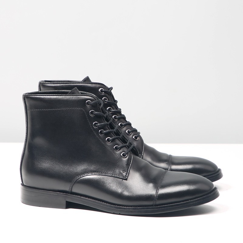 Men's Handmade Genuine Leather - Men Formal Wear With Boots 评论和价格
