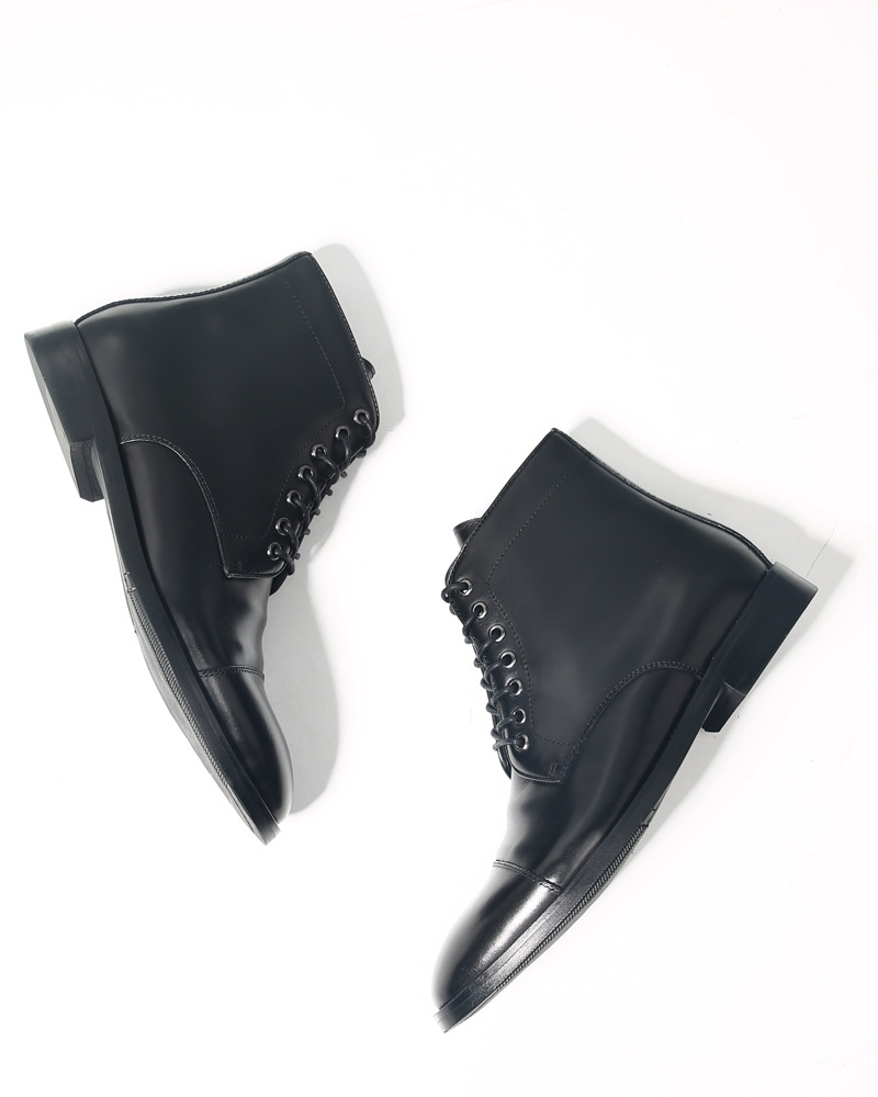 Men's Handmade Genuine Leather - Men Formal Wear With Boots 评论和价格