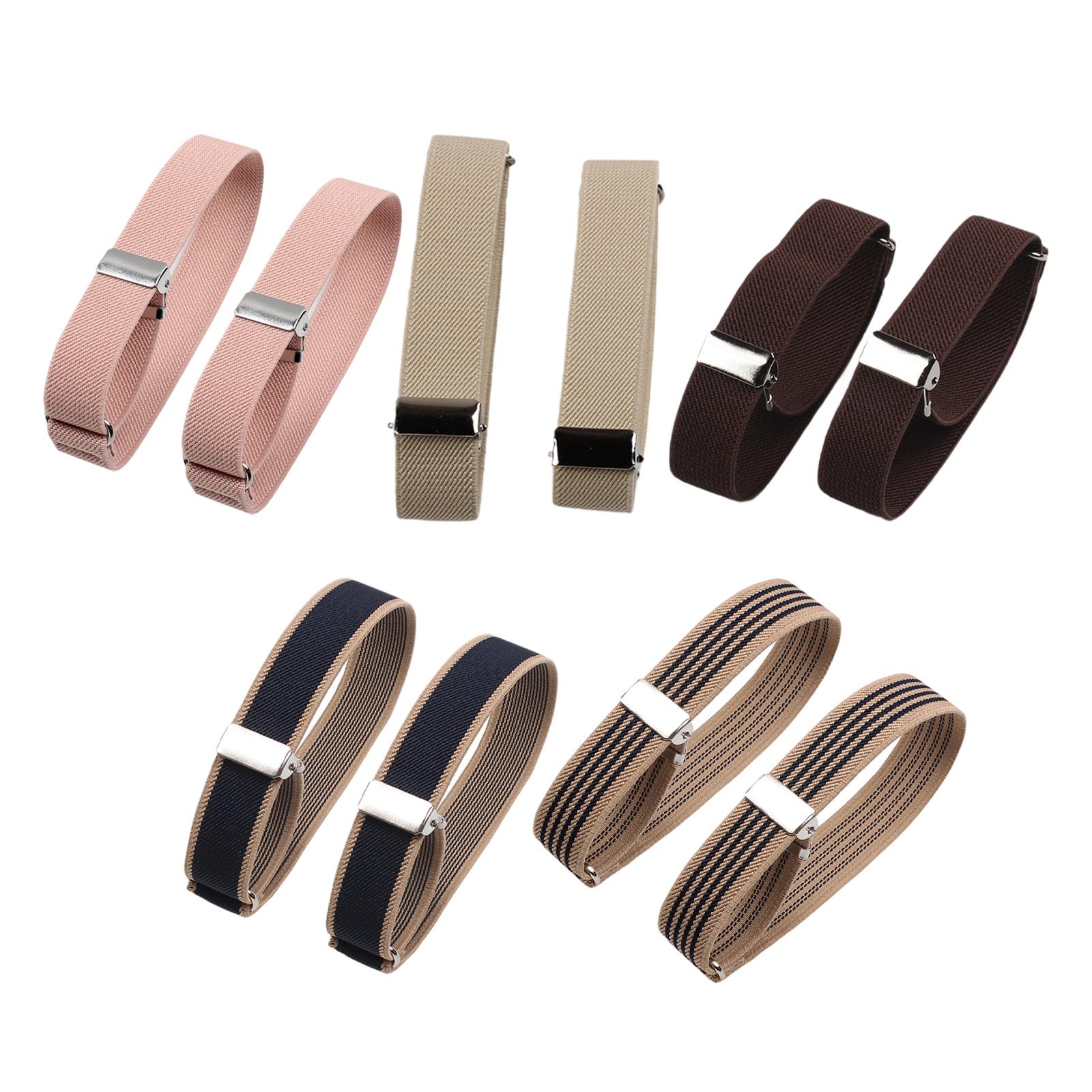 Elastic Armbands Stretch Sleev - Men'S Formal Wear With Suspenders 评论和价格
