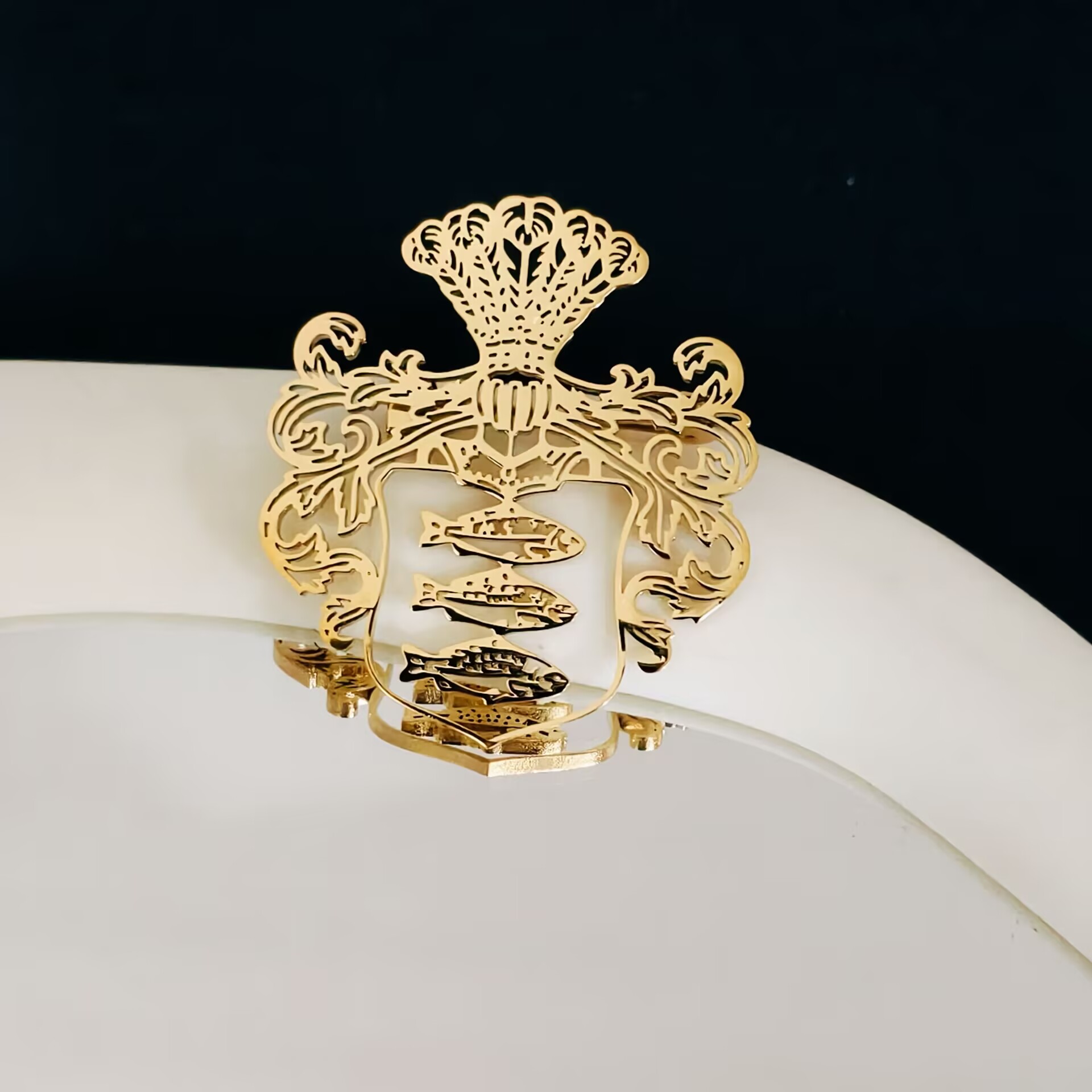 Custom Stainless Steel Brooch  - Tuxedo Lapel Pin 评论和价格