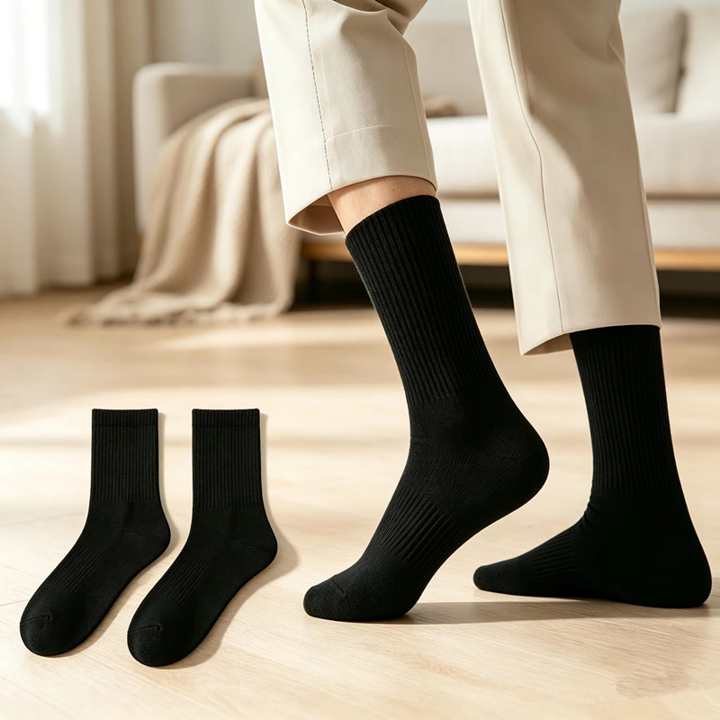 2 Pairs Crew Athletic Socks fo - Sock Garter Men 评论和价格