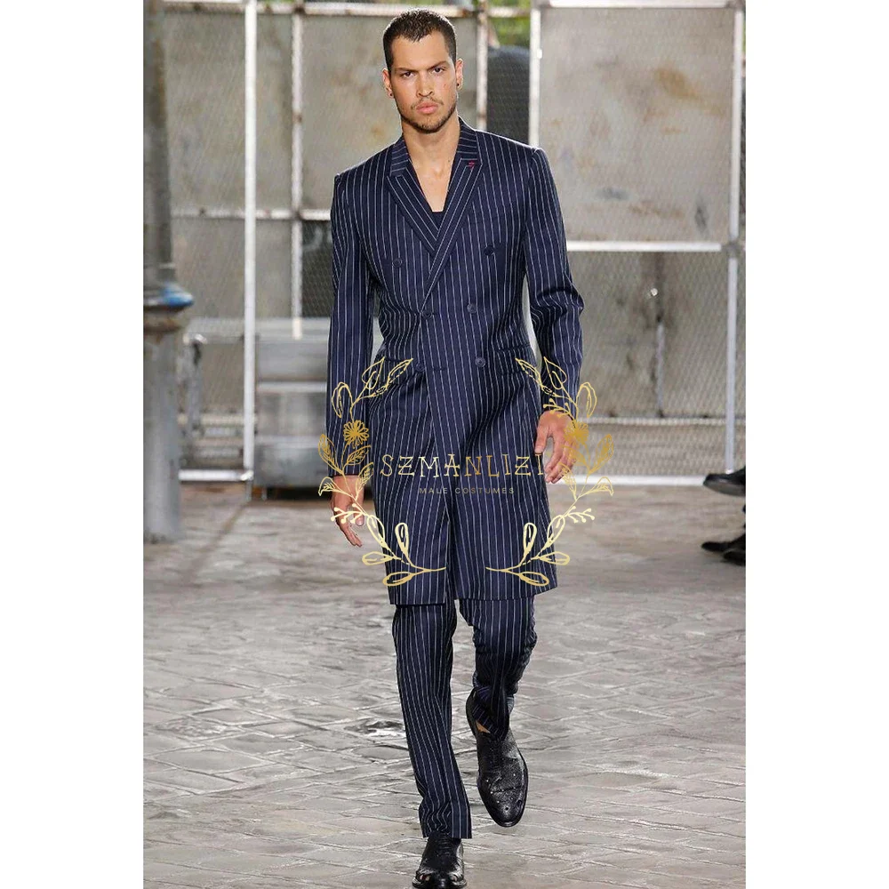 Formal Men's Suit 2 Pieces Nav - Men Formal Wear Modern 评论和价格