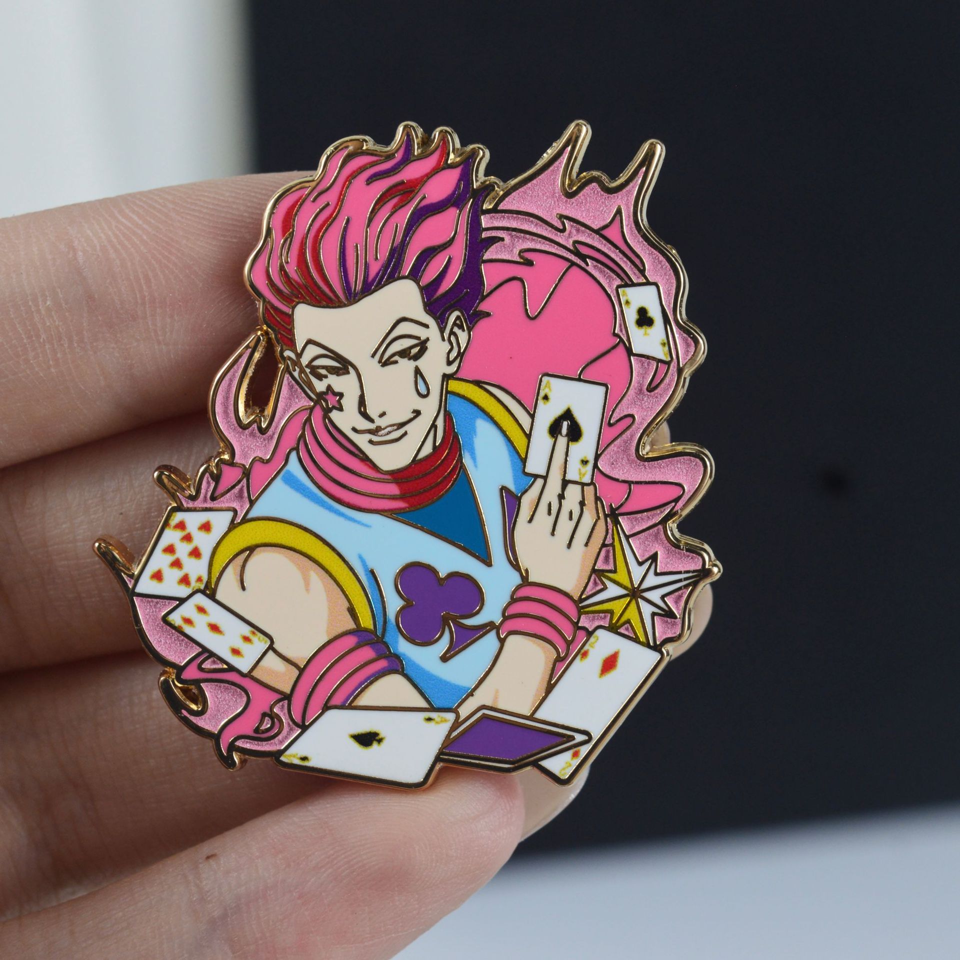 5pcs Japanese Anime Hunter Bad - Tuxedo Lapel Pin 评论和价格