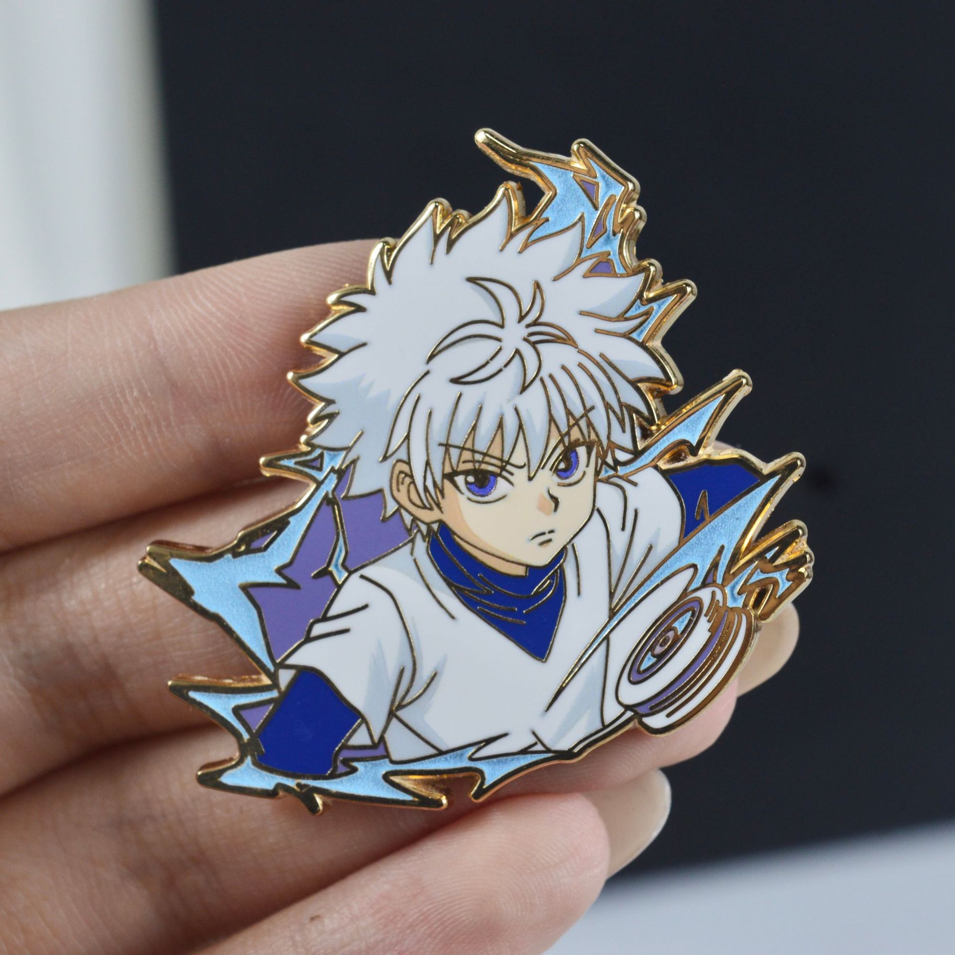 5pcs Japanese Anime Hunter Bad - Tuxedo Lapel Pin 评论和价格