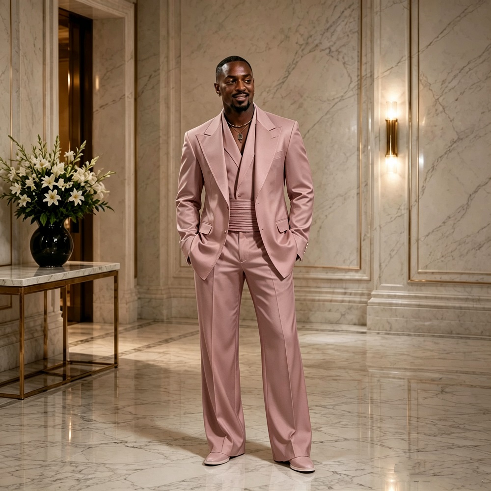 Modern Slim Fit Wedding Tuxedo - Men Formal Wear Modern 评论和价格