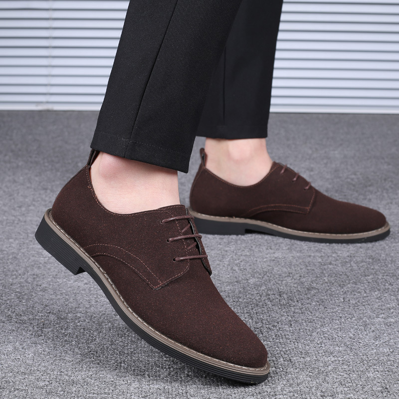 Mens Navy Blue Suede Leather O - Formal Men Daily Wear Footwear 评论和价格