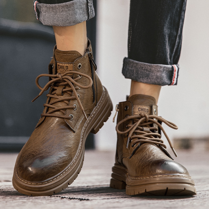 Autumn and Winter warm Men's B - Men Formal Wear With Boots 评论和价格